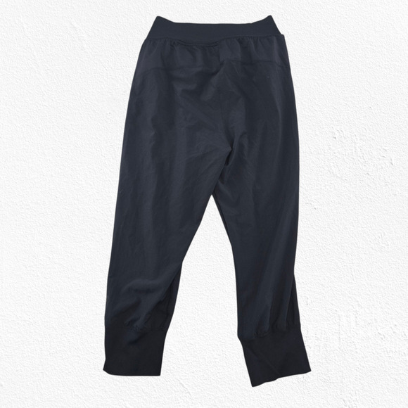 Lululemon Dance Studio Crop Wrap Waist Black Pants Size 6 Dual Waistband 2010s - Picture 3 of 11